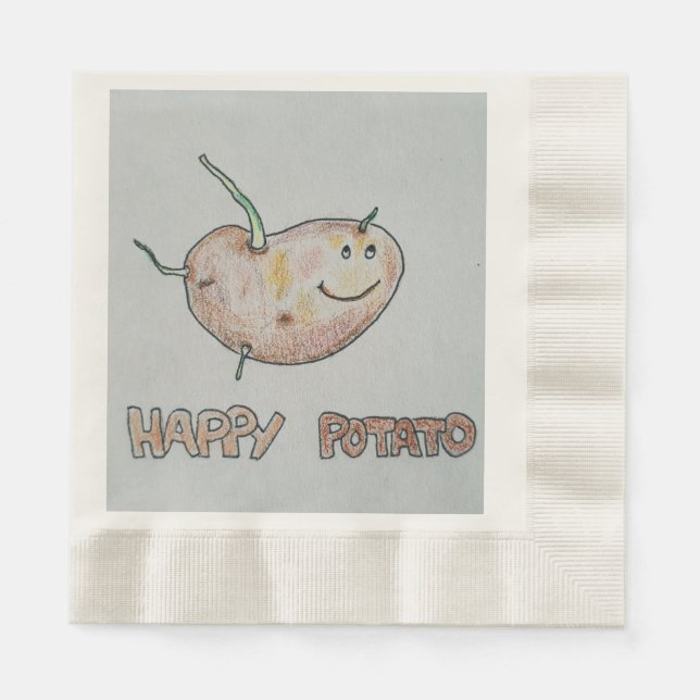 Glad Potatis Pappersservett (Framsidan)