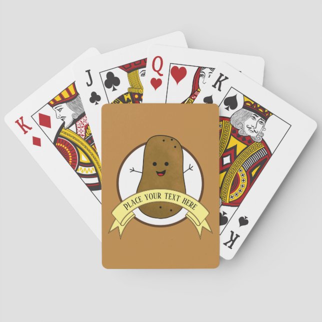 Glad Potatis Personlig Casinokort (Baksidan)