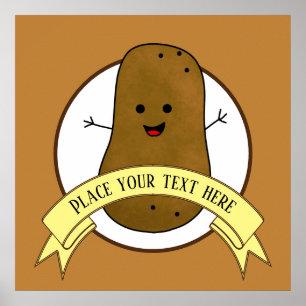 Glad Potatis Personlig Poster