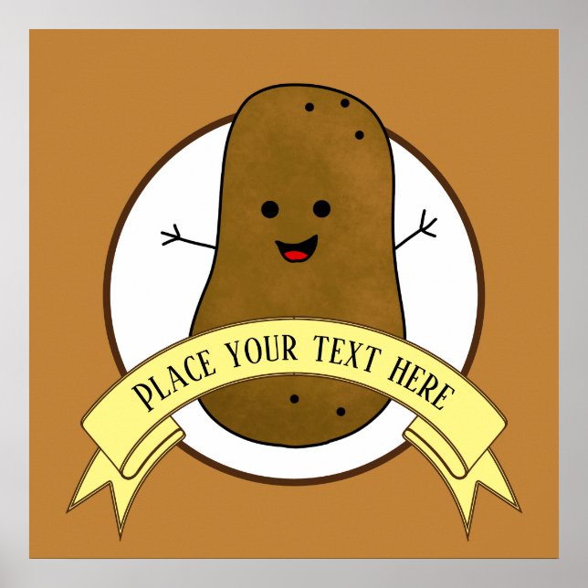 Glad Potatis Personlig Poster (Framsidan)