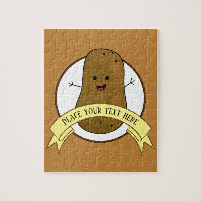Glad Potatis Personlig Pussel (Vertikal)