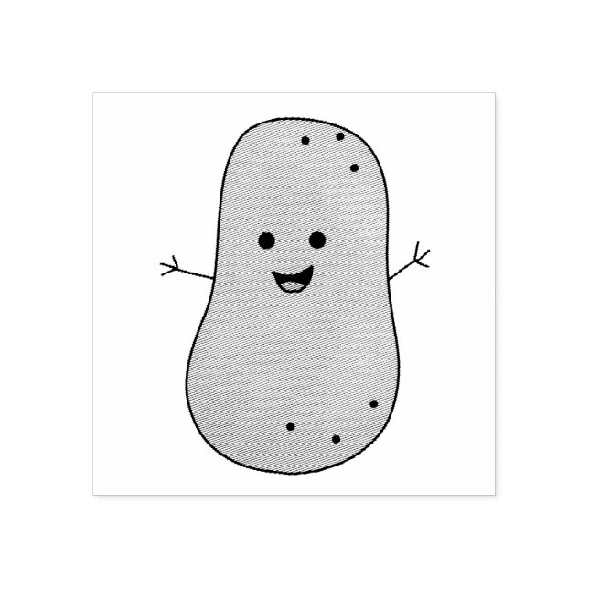 Glad Potatis Stämpel (Tryck)