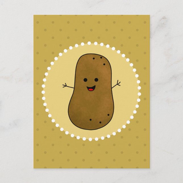 Glad Potatis Vykort (Framsida)