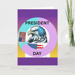 GLAD PRESIDENTDAG I AMERIKA KORT