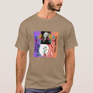GLAD PRESIDENTDAG I AMERIKA T SHIRT
