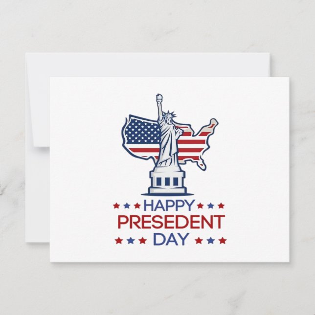 Glad presidentsdag 2026 Klassisk Inbjudningar (Framsida)