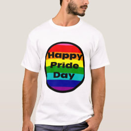 Glad Pride-dagen Regnbågs- HBTQ-firande T Shirt