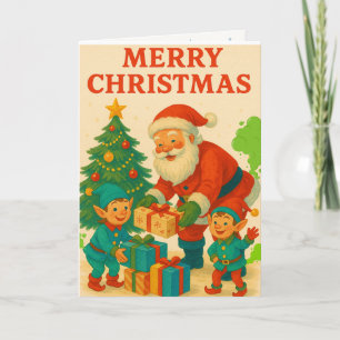 Glad Pruttmas! Roliga Fjärtande Tomte & Alver Helgkort