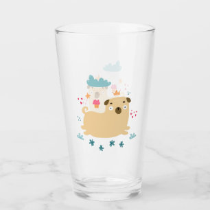 Glad Puggy Glas Tumbler