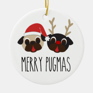 Glad Pugmas julprydnad Julgransprydnad Keramik