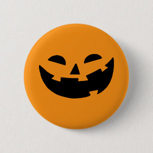 Glad pumpa ansikte knapp