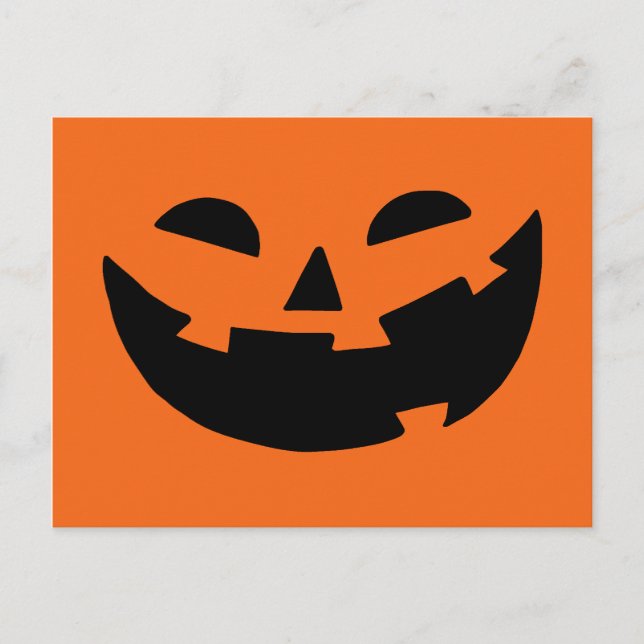 Glad pumpa vykort (Framsida)
