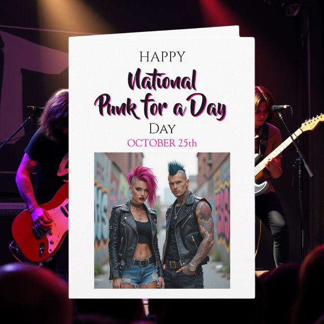 Glad Punk för en Dag Dag | 25 oktober Kort (Skapare uppladdad)