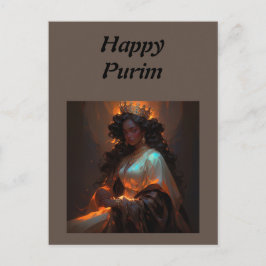 Glad Purim Vykort