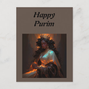 Glad Purim Vykort