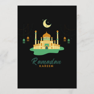 Glad Ramadan Kareem och Eid Mubarak 2026 Inbjudningar
