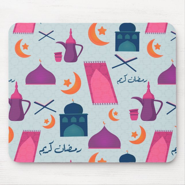 Glad Ramadan-mönster Musmatta (Framsidan)
