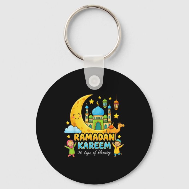 Glad ramadan mubarak för pojkar ungdomar ramadan m nyckelring (Framsida)