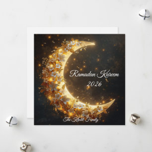 Glad Ramadan Mubarak Ramadan Kareem Halal Julkort