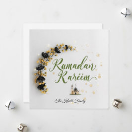 Glad Ramadan Mubarak Ramadan Kareem Modern Muslim Julkort