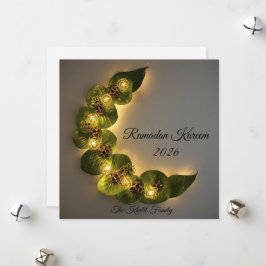 Glad Ramadan Mubarak Ramadan Kareem muslim Julkort