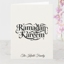 Glad Ramadan Mubarak Ramadan Kareem Muslim Kort
