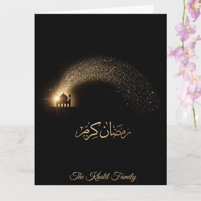 Glad Ramadan Mubarak Ramadan Kareem muslim Kort (Orkide)