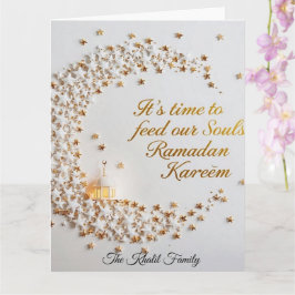 Glad Ramadan Mubarak Ramadan Kareem Vit Muslim Kort