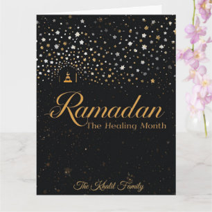 Glad Ramadan Mubarak Ramadan Kareem Vit Muslim Kort