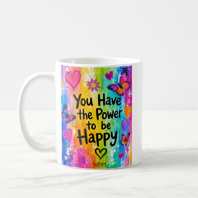 GLAD REGNBÅGSMUG KAFFEMUGG (Vänster)
