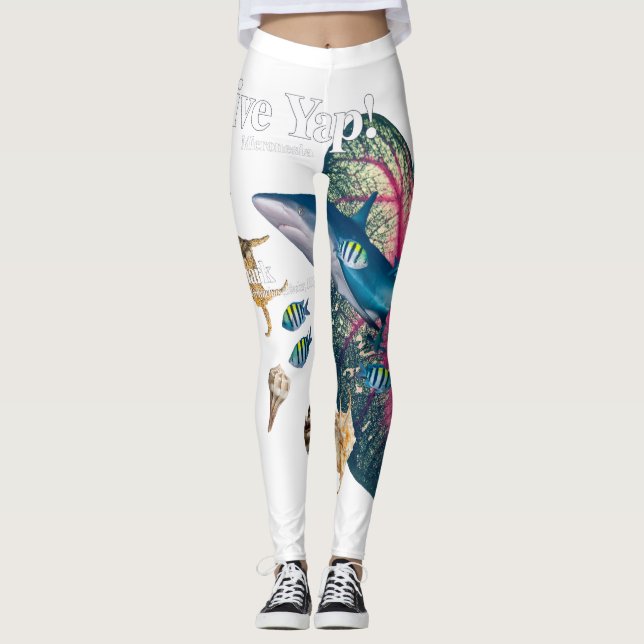 Glad revhaj leggings (Framsida)