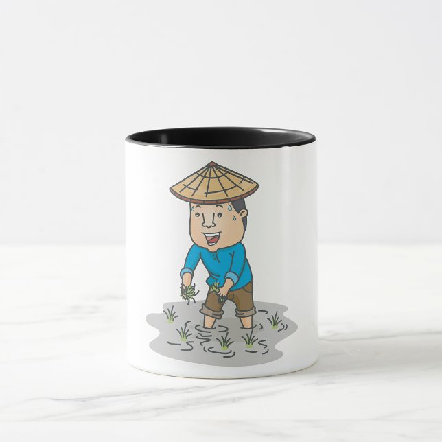 Glad risodlare mugg (Skapare uppladdad)