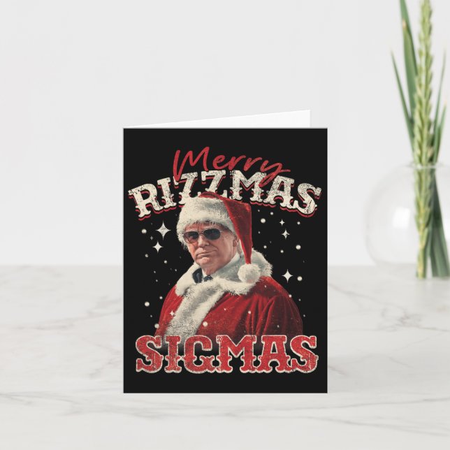 Glad Rizz Mas Sigmas- Gen Alpha Mellanstadiet Sant Kort (Framsida)