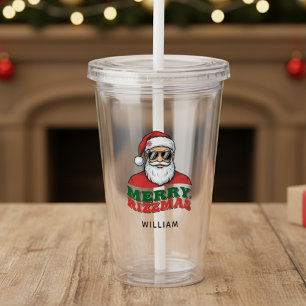 Glad Rizzmas Retro Tomte Roligt Jul Take Away Mugg