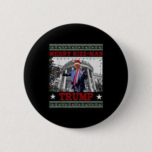 Glad Rizzmas Trump Rolig Humoristisk Trump Dans Ch Knapp