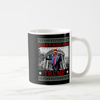 Glad Rizzmas Trump Roligt Skämtsam Trump Dans Ch Kaffemugg