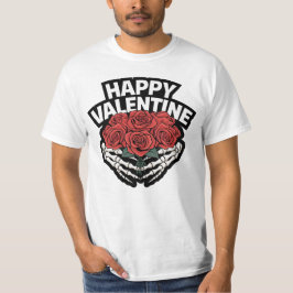 Glad S:t Valentins Skelettrosor T-shirt
