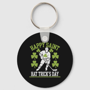 Glad Saint Hat Trick-dagen St. Patrick's Day Hock Nyckelring