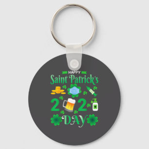 Glad Saint Patrick's Day 2024 Irländsk Shamrock-an Nyckelring