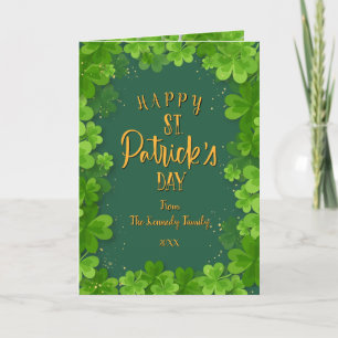 Glad Saint Patrick's Day Kort