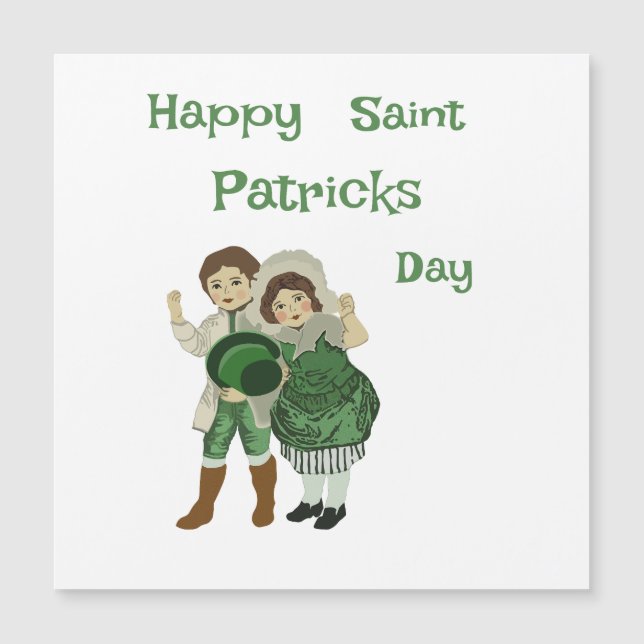 Glad Saint Patrick's Day vykort (Framsida)
