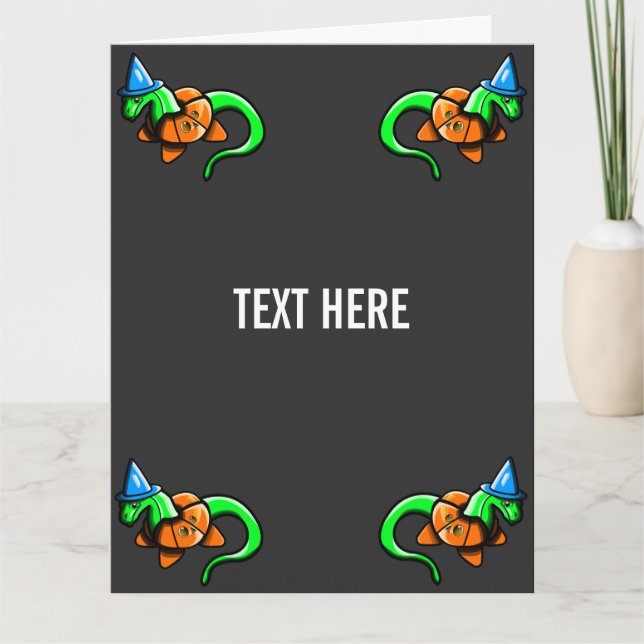 Glad Samhain!! Kort (Framsida)