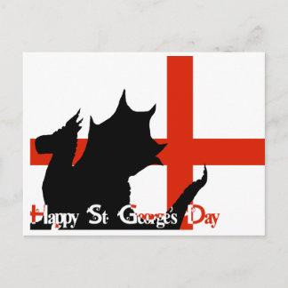 Glad Sankt Georgs dag - vykort
