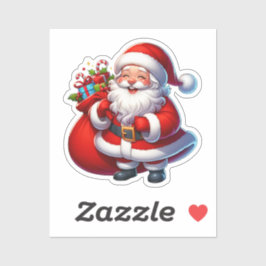 Glad Santa Claus jul Klistermärken