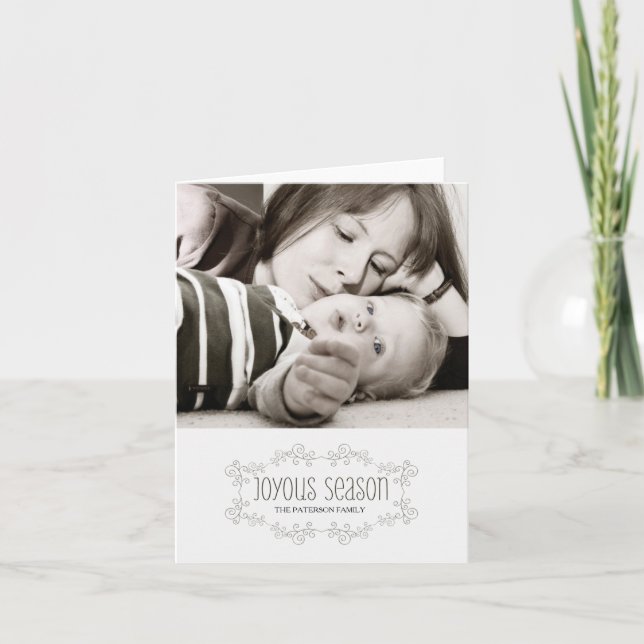 glad säsong helgkort (Framsida)