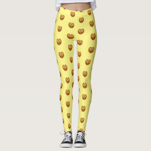 Glad Sengömd Uppfostrar Armar Hjärta Kärlek Djur Leggings