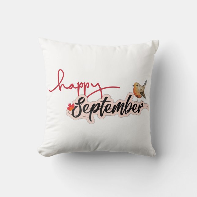 Glad september kudde (Framsida)