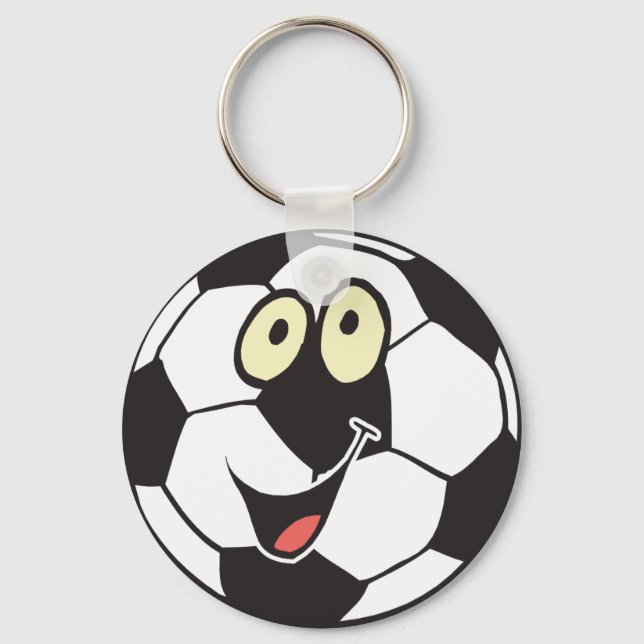 glad seriefigur fotboll nyckelring (Framsida)