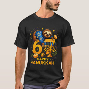 Glad sex sju Hanukkah rolig meme menorah dov T Shirt