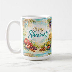 Glad Shavuot-gåva, Veckofesten, judisk högtid Kaffemugg